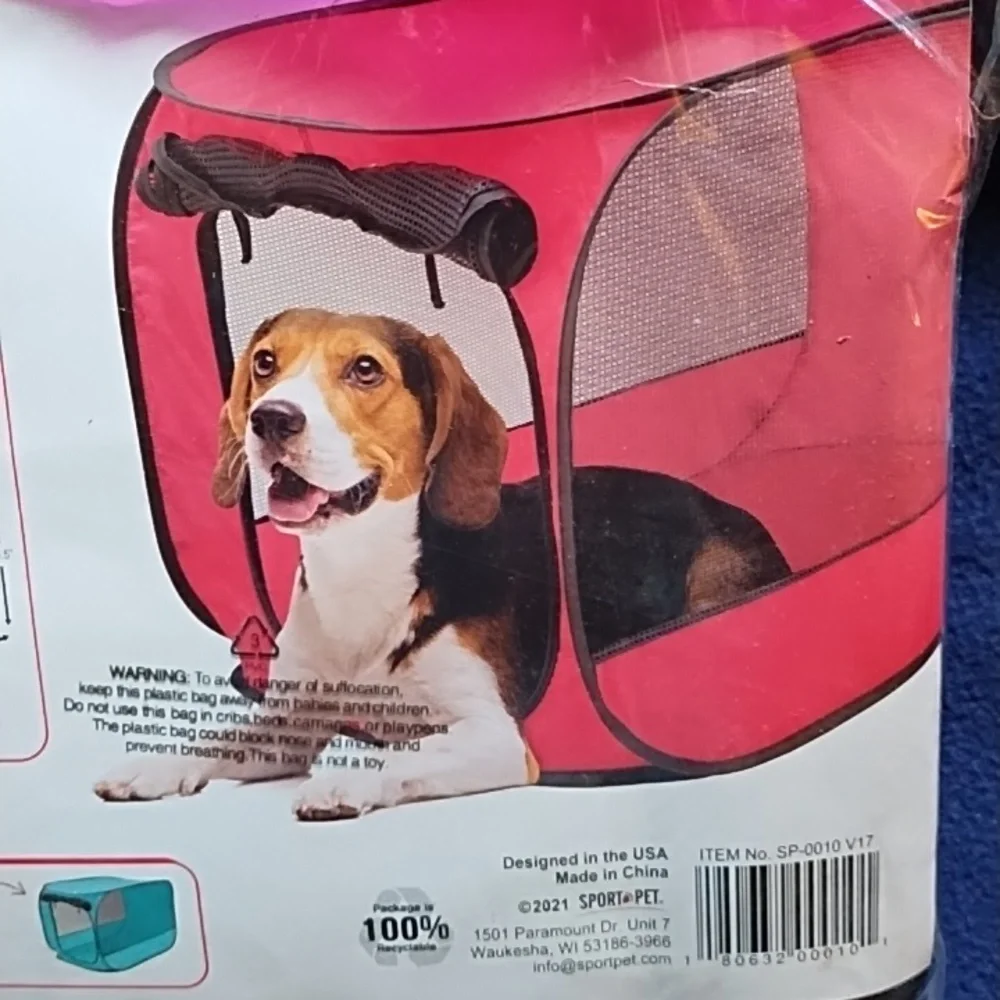 Pets 🐶🐕 medium pop up kennel